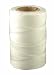 T.W . Evans Cordage D1006 4 Ply Waxed Polyester Cord 1215-Feet Tube, White