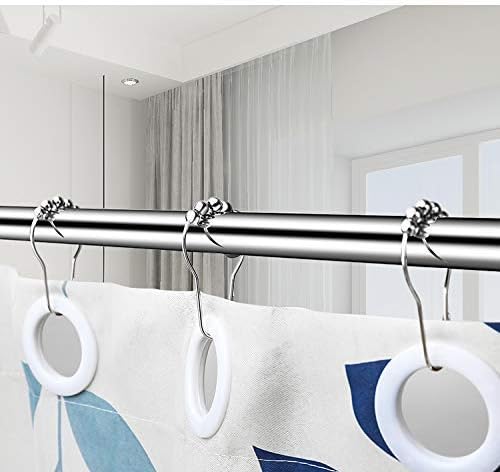 Shower Curtain Hooks,Curtain Hooks Rings for shower curtain (14 Pack )