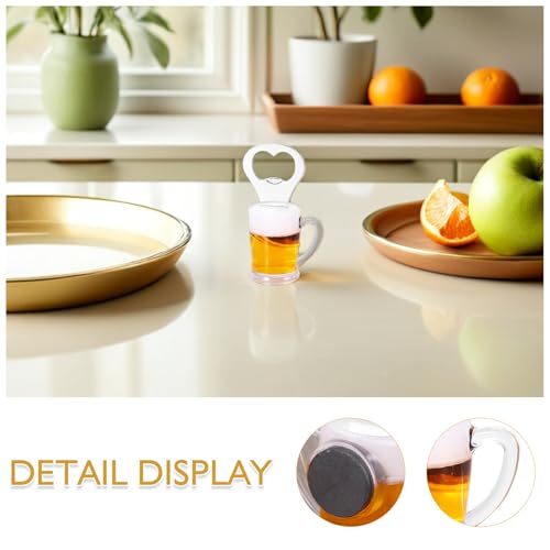 Ouvre-bouteille aimanté ouverture rapide avec décapsuleur magnétique pour vin et soda - 4