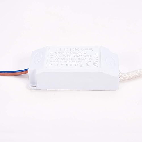 Miniatura 2 de Othmro Controlador LED 18-25W corriente constante 300mA alta potencia AC 85-265V salida 36-65V DC conector fuente de alimentación externa lámpara de