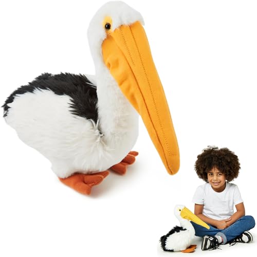 Incontra Jett, il nostro peluche Pelican. Lui è ottimo per le coccole! Morbido e accogliente, è un amico coccoloso per il tuo bambino e può essere utilizzato anche per giocare per dare vita alla sua immaginazione attiva. Regala al piccolo ore di divertimento e momenti carini e coccolosi che apprezzeranno. Misura 29 cm di lunghezza dalla testa alla coda.