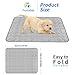 Yegookay Kühldecken Schlafplätze & Möbel für Hunde 62×50cm Katzen Kühlmatte Hund Ohne Gel Kühlplatte Kaninchen Kühlkissen Katze Kühlende Sitzauflage für Autositz Selbstkühlende Hundematte Grau M