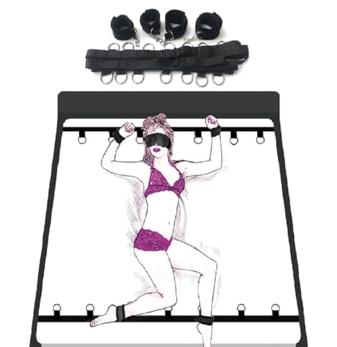 Bed Restraint for Queen Bed with Tie Down Straps