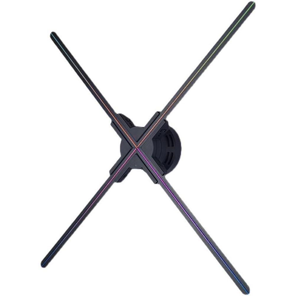 Ventilateur d'hologramme 3D publicitaire 672 LED avec angle vision 178°