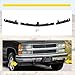 KUAFU Front Bumper Filler Trim Compatible with 1994-2000 Chevy Chevrolet C/K 1500 2500 3500 Blazer Suburban Tahoe Yukon Cadillac Escalade Replacement for 12376285 GM1087180 Molding Trim Black 3Pcs