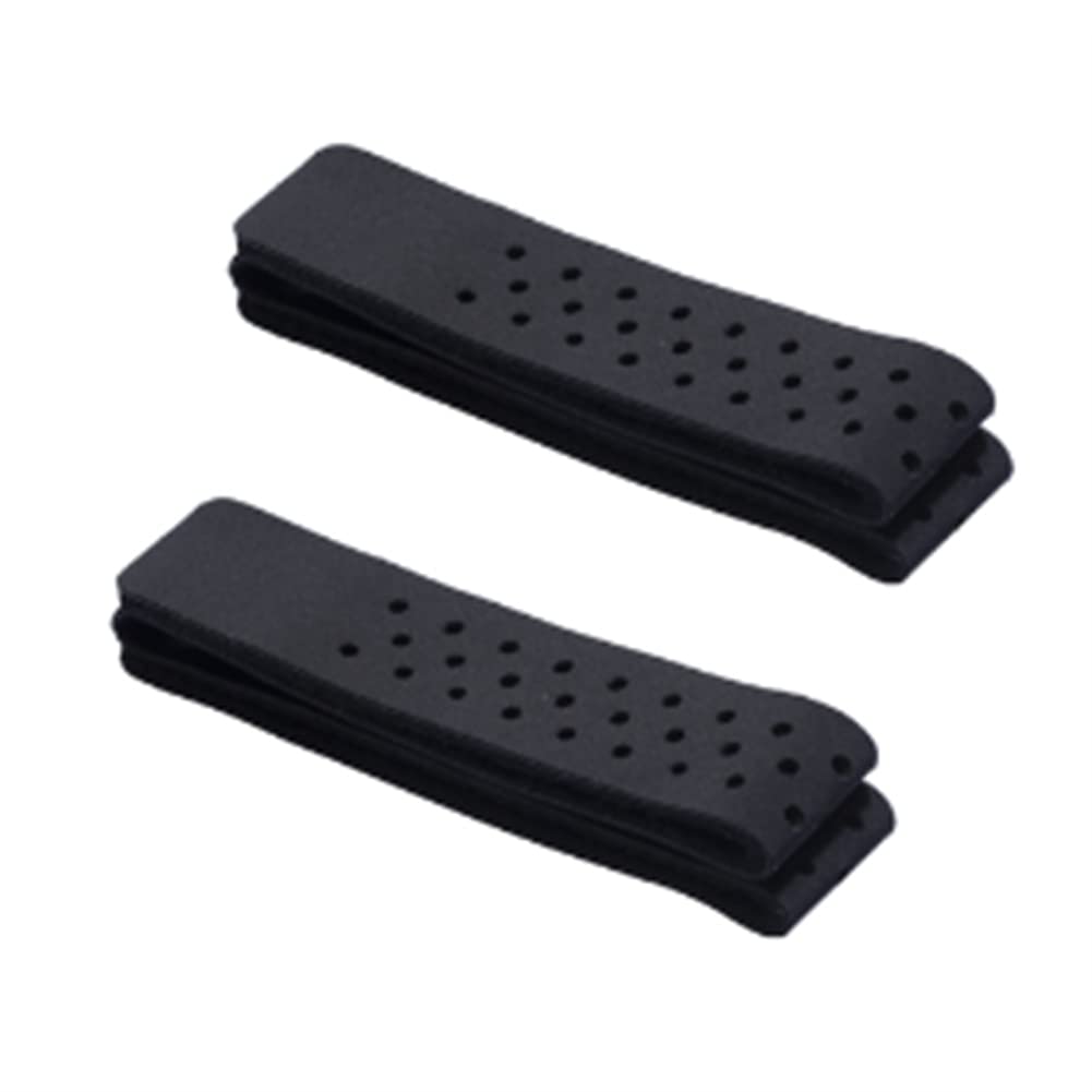2Pcs Adjustable and Breathable Replacement Armband Strap Band for Heart Rate Monitor - (Black+Orange)-image-16