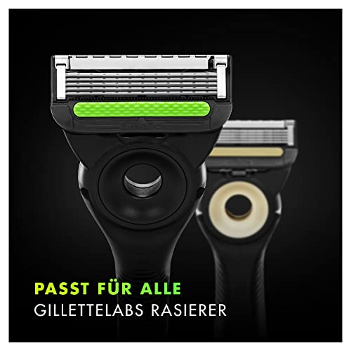 Gillette Labs Rasierklingen Herren, 12 Original Ersatzklingen, Schwarz – Ansicht 4