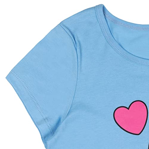 Disney Lilo & Stitch Little Girls T-Shirt Stitch Blue 7-8 #TOP5