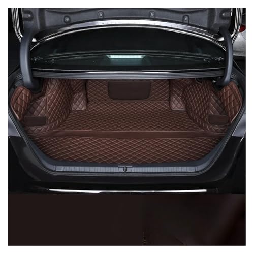 Tapis de coffre arrière de voiture premium marron pour Toyota Camry