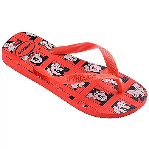 Chinelo Top Disney, Havaianas, Adulto Unissex, Vermelho Crush, 37/38