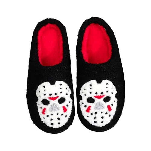 Fluffy Slippers For Womens Mens Warm Cozy Plush Fuzzy Memory Foam Slippers Slip-on House Slippers Indoor Outdoor
