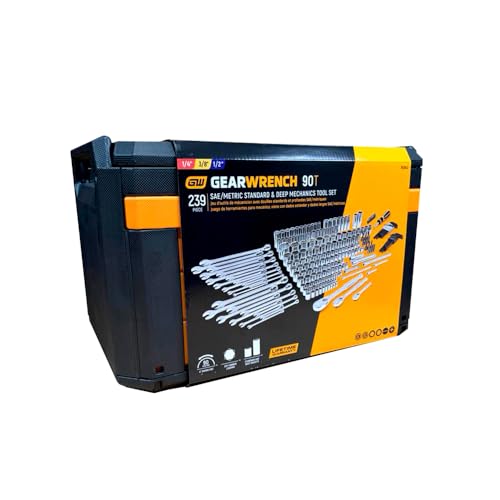 GEARWRENCH 239 Pc. BMC Mechanics Tool Set 1/4, 3/8, 1/2 - 80942