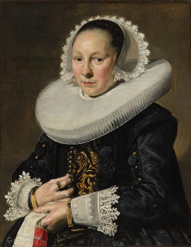 Tableaux Frans Hals affiche d'art portrait de femme 60x90cm premium