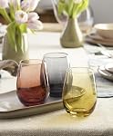 Oneida 897854 Verres à vin sans pointes d'or, ensemble de 4