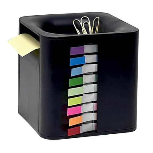 Distributeur de notes autocollantes 3x3 avec recharges colorées pour bureau