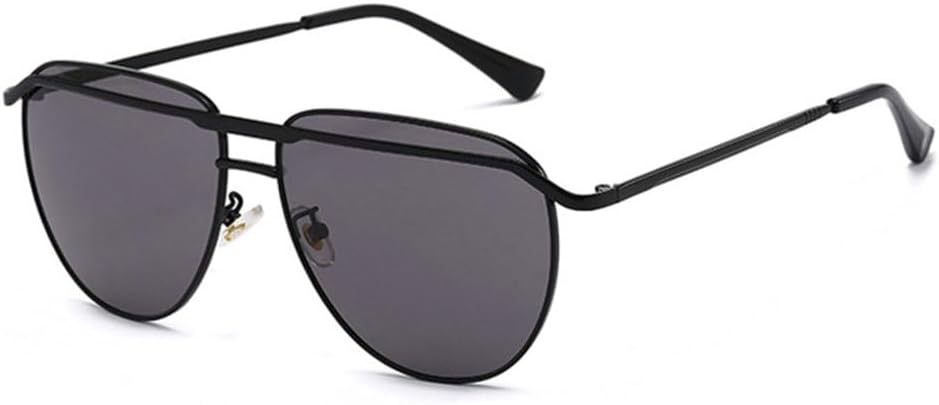 Retro Oversized Metal Double Bridges Pilot Sunglasses Women Fashion Clear Gradient Mirror Shades UV400 Men Sun Glasses