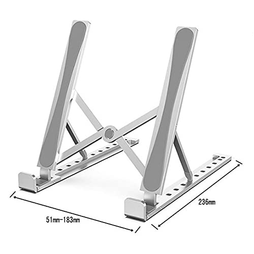Soporte portátil metálico ajustable plegable para laptop miniatura 3
