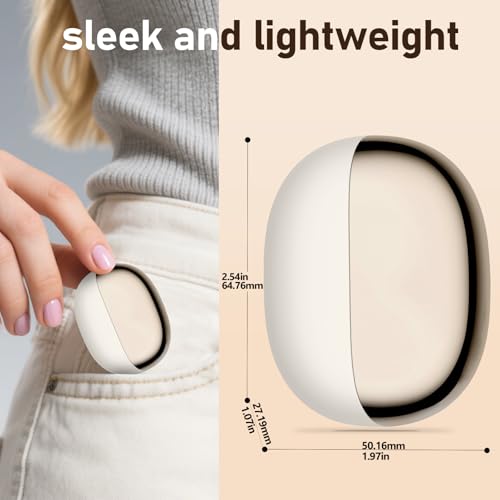 CXPSUE Wireless Earbuds 2 Pack, ANC in-Ear Bluetooth Headphones, Big Bass Durable, Lightweight Design for Noisy Factories, Gym, and Travel, 60 Hour Long Playtime (Gold) — view 2