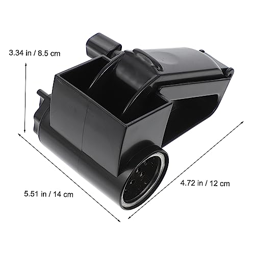 Rallador manual rotativo de queso portátil negro miniatura 7