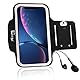 RevereSport iPhone XR Sportarmband. Armband Telefon Handyhalter Case für Laufen, Workout, Joggen und Fitness