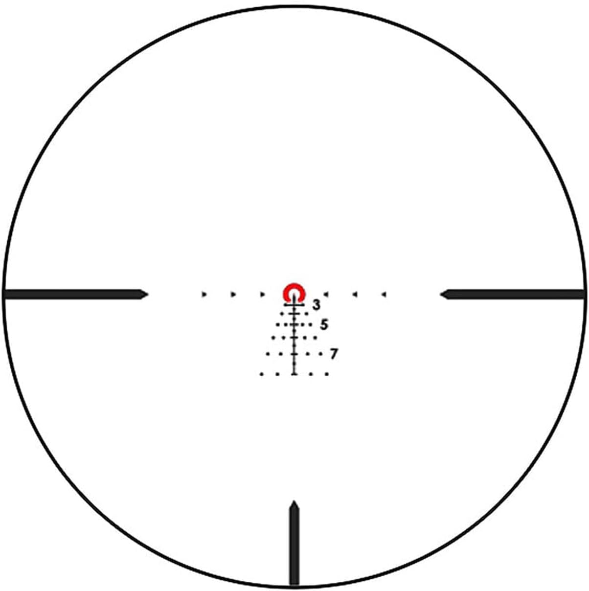 Sig Sauer Tango-MSR FFP 1-6X24mm Waterproof Fog-Proof Rugged Tactical Hunting Scope | Illuminated MSR BDC-6 Reticle, 0.5 MOA, Capped, Black W/ 1.535 Mount
