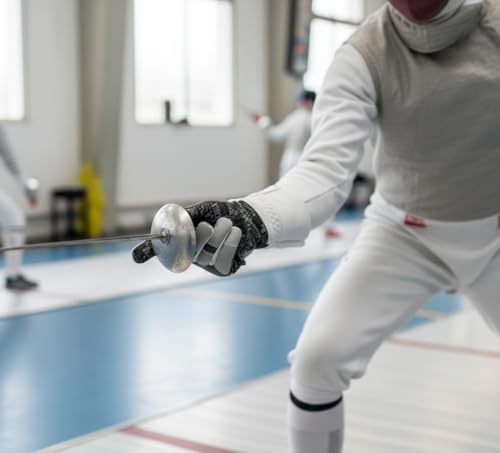 image for RIK SPORTS Fencing Glove High Performance Padded, Washable Amara Synth