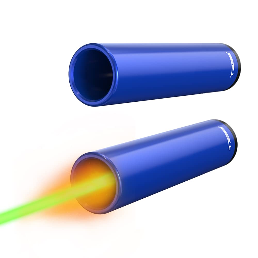 T238-Blue Can Airsoft Tracer Unit, Spitfire Tactical Muzzle Flash Simulator for Airsoft/NERF/Gel Blaster with 14mm Counterclockwise Threaded Adapter, 19mm to 16mm Adapter and Allen Key