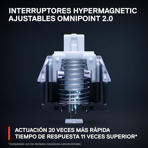 Image of SteelSeries Apex Pro Mini HyperMagnetic Gaming Keyboard - Adjustable Actuation - Compact 60% Form Factor - RGB - PBT Keycaps - USB-C