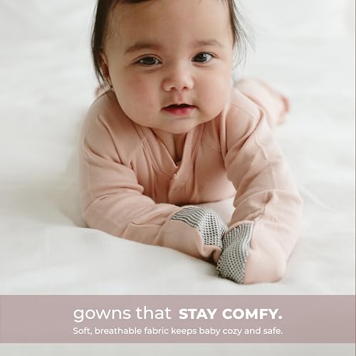 goumikids Viscose Made from Bamboo Organic Cotton Convertible Baby Gown3