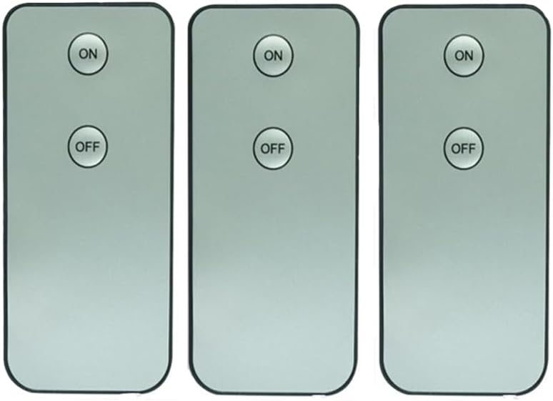 HCDZ Replacement Remote Control Compatible for Simply Collected Flickering Flameless Candles, Set of 3