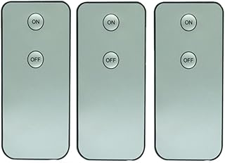 HCDZ Replacement Remote Control Compatible for Aglary Flameless Flickering Wick Taper Candle, Set of 3
