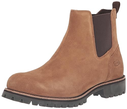 Bottes imperméables Fields Chelsea homme Chaco daim marron chaussures d'hiver