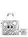 LOQI Travel Tote, Keith Haring's Andy Mouse