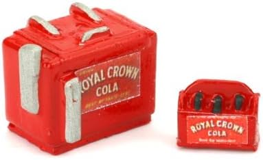 RC COLA SODA MACHINE AND CASE - JL INNOVATIVE DESIGN HO SCALE MODEL TRAIN ACCESSORIES 735