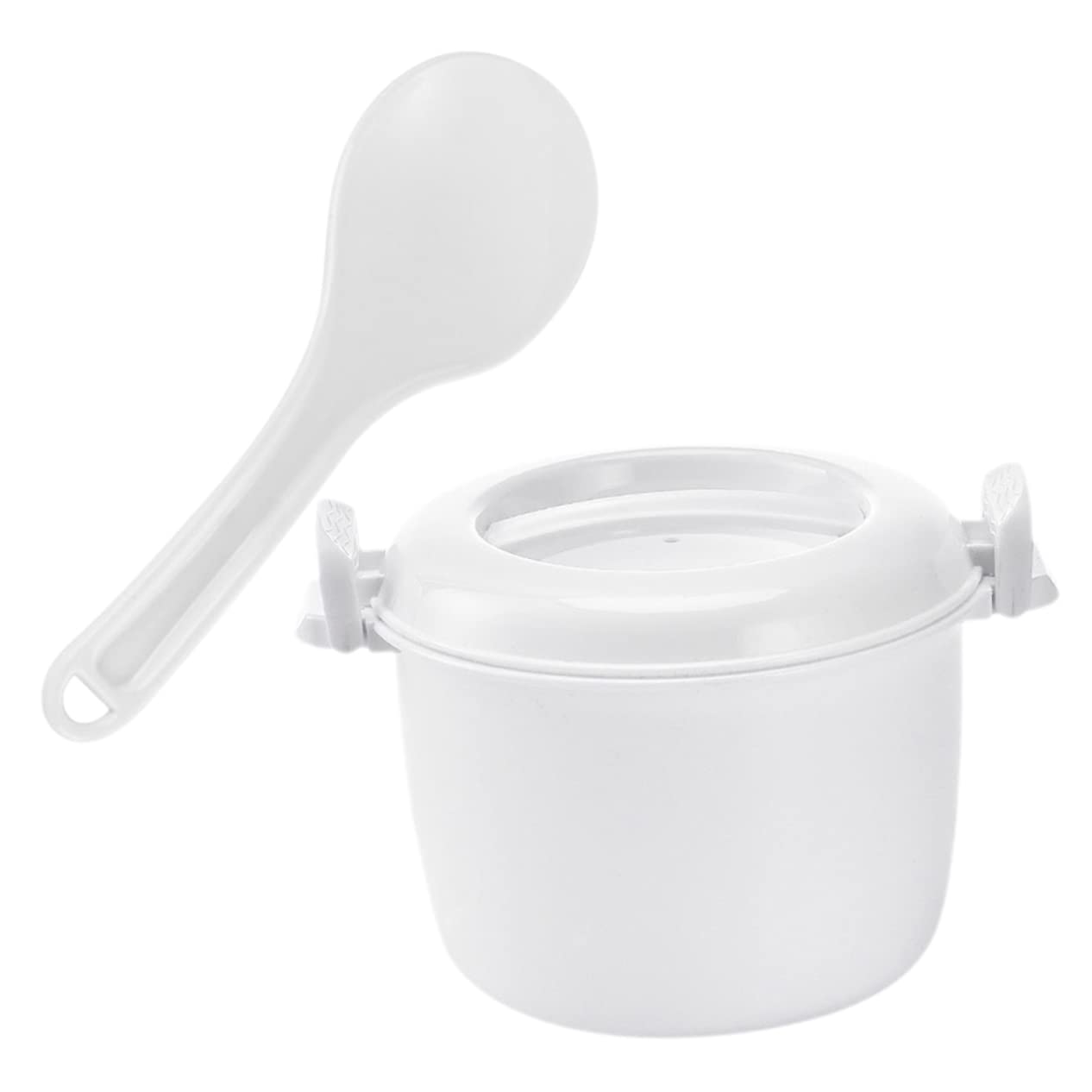 PRETYZOOM Microwave Rice Cooker Electric Rice Cooker Non-stick and Portable Food Container