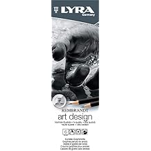 Lyra Rembrandt Art Design Sketch Pencils - Graphite Pencil Set of 6 for Artists and Students of all Ages - Versatile Art Sketching Pencils for Drawing Sketching Designing and More