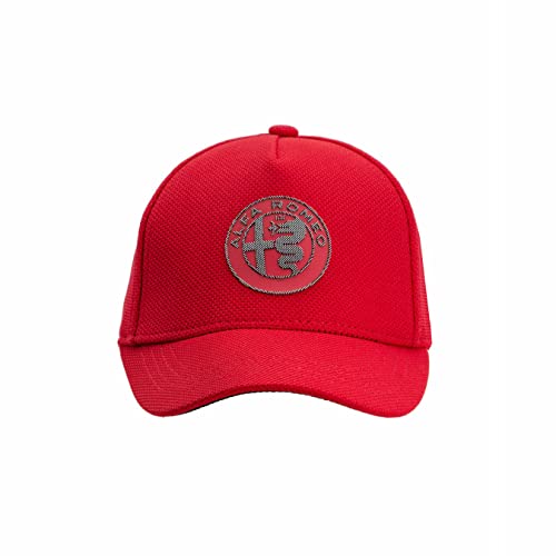 Gorra Alfa Romeo Racing logo roja miniatura 2