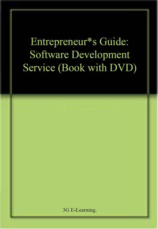 Buy Entrepreneur*s Guide: Software Development Service (Book with DVD) — BookShops.in