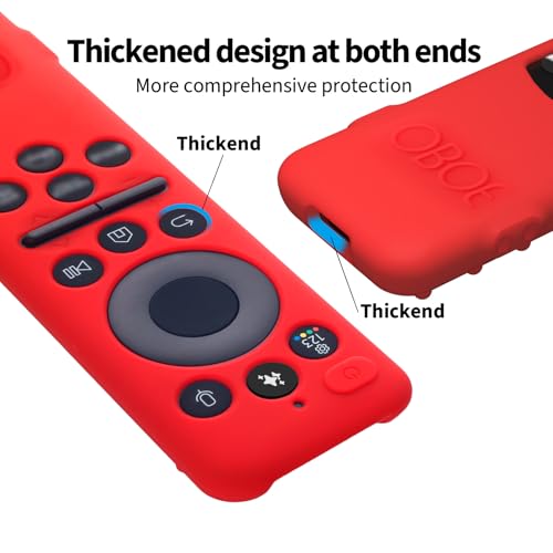 Image of OBOE Silicone TV Remote Cover for Samsung Smart TV Remote TM2360 E, J-Dark Grey