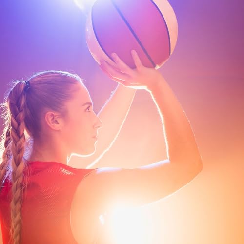 Love Basketball Charm for Bracelet or Necklace for Women by Ginger Lyne | European Style Bead Clear Cubic Zirconia Red Sterling Silver | Athletic Gifts for Her3