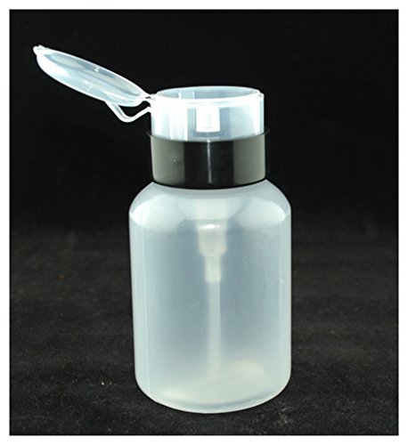 KADS Nail pump bottle dispenser Lockable Plastic Cap acetone dispenser alcohol pump dispenser bottle pump dispenser bottle push down