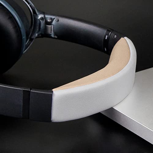 SOULWIT Headband Cover for Bose QuietComfort 25(QC25) Headphones, Replacement Headstrap Pad Repair Part - White&Beige - Image 3