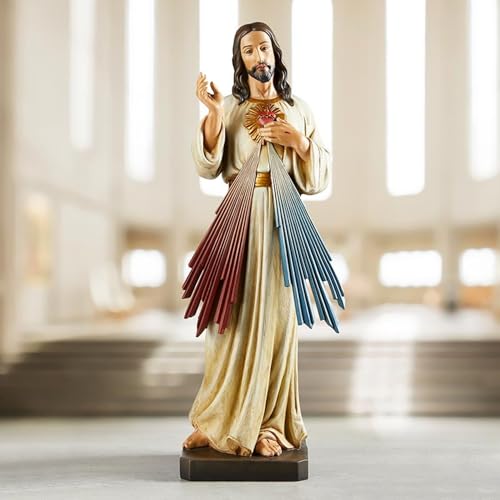 Estatua Devocional Divina Misericordia 24 pulgadas miniatura 3