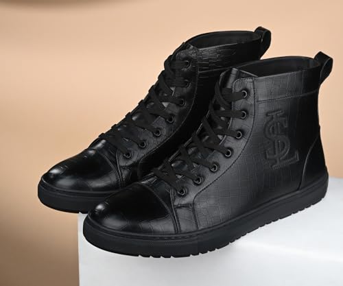 Image of LOUIS STITCH All Day Wear Lace-Up for Men | Comfortable Sneaker | LSP-SNK-AVI-High Ankle Lace-Up