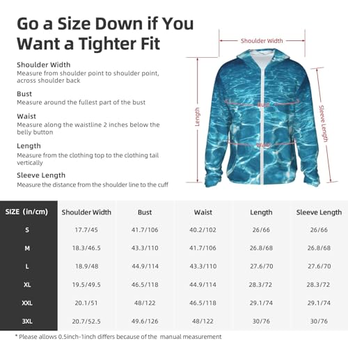 Sun Protection Hoodie Shirt Swimming pool water UPF 50+ Long Sleeve Outdoor Rash Guard for Men Women2