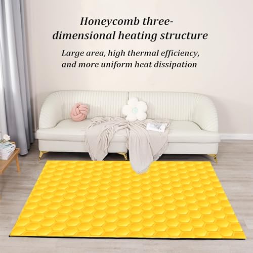 Alfombra calefactable para el suelo modelo B de 100 200cm con calor ajustable 3