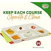 Verka 6 Compartment Tray (Thali), Biodegradable, 40 ea
