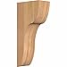 Ekena Millwork COR06X10X22CAR00SWR 5 1/2"W x 10"D x 22"H Carmel Smooth Corbel, Western Red Cedar