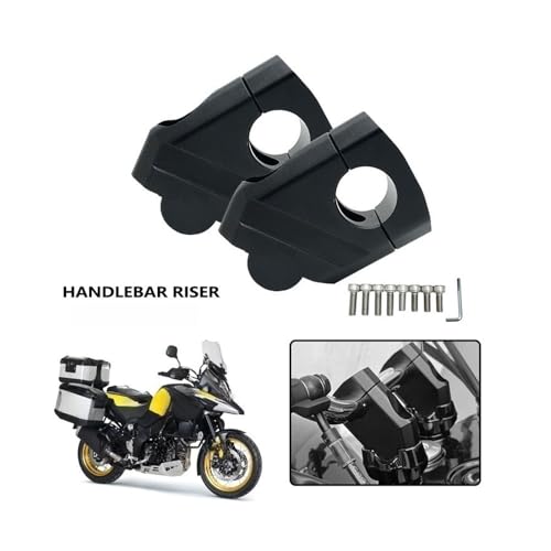 Guidon riser bar mount pour DL650 lors de longs voyages - 2