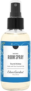 Edens Garden Sound Asleep Natural Room & Linen Spray – 100% Pure Essential Oil Aromatherapy Mist for Bedding, Pillows & Home – Non-Toxic, Freshener with Calming Lavender Aroma, 4 fl oz (118 ml)